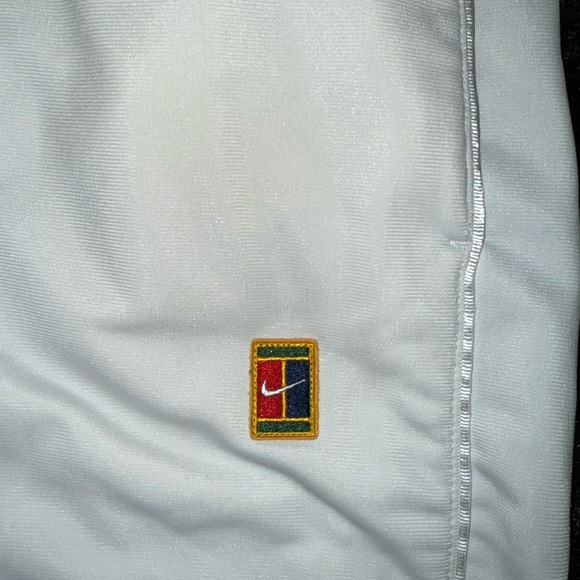 Nike Court Men's White Tennis Pants -  Size L - Picture 3 of 5